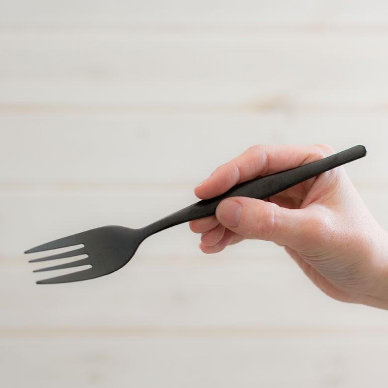 フォーク ディナーフォーク マット ブラック 黒 つや消し ステンレス テーブルセッティング ヴェリーノ キッチン用品 結婚祝 食洗機対応 66666 | ブランド登録なし | 01