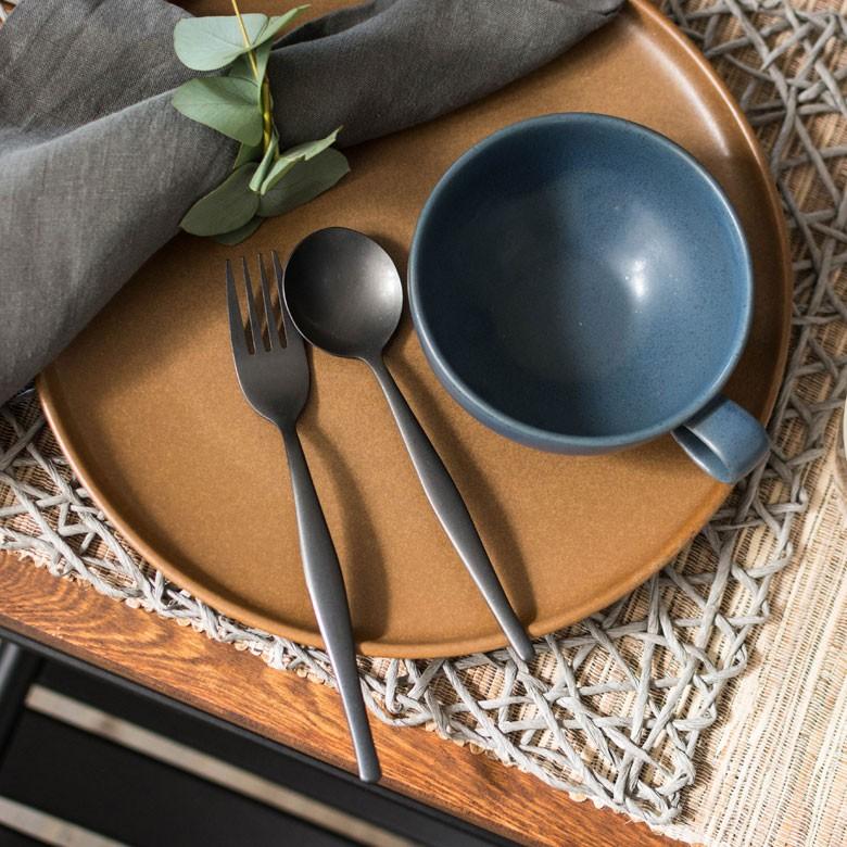 フォーク ディナーフォーク マット ブラック 黒 つや消し ステンレス テーブルセッティング ヴェリーノ キッチン用品 結婚祝 食洗機対応 66666 | ブランド登録なし | 02