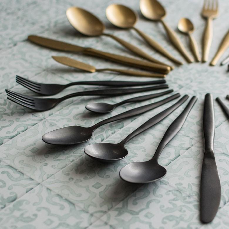 フォーク ディナーフォーク マット ブラック 黒 つや消し ステンレス テーブルセッティング ヴェリーノ キッチン用品 結婚祝 食洗機対応 66666 | ブランド登録なし | 06