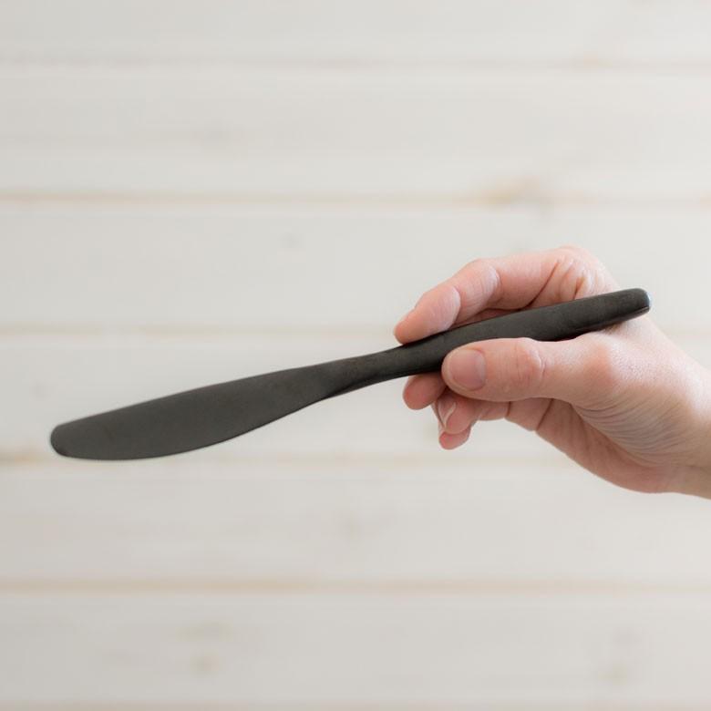 ナイフ テーブルナイフ ディナーナイフ マット ブラック 黒 つや消し ステンレス テーブルセッティング ヴェリーノ キッチン用品 結婚祝 食洗機対応 66667 | ブランド登録なし | 01