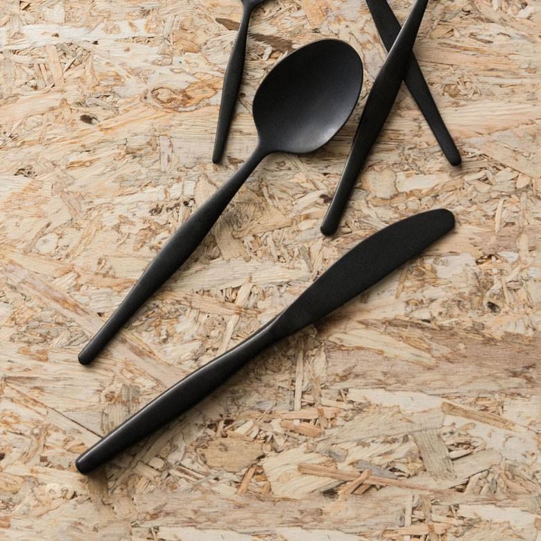 ナイフ テーブルナイフ ディナーナイフ マット ブラック 黒 つや消し ステンレス テーブルセッティング ヴェリーノ キッチン用品 結婚祝 食洗機対応 66667 | ブランド登録なし | 05