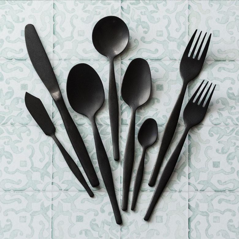 ナイフ テーブルナイフ ディナーナイフ マット ブラック 黒 つや消し ステンレス テーブルセッティング ヴェリーノ キッチン用品 結婚祝 食洗機対応 66667 | ブランド登録なし | 07