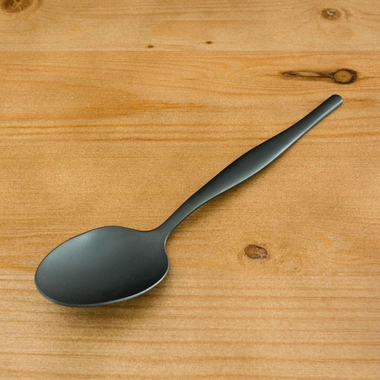 スプーン ディナースプーン マット ブラック 黒 つや消し ステンレス テーブルセッティング ヴェリーノ キッチン用品 結婚祝 食洗機対応 66668 | ブランド登録なし | 08