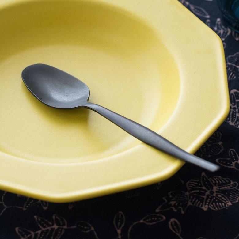 スプーン デザートスプーン マット ブラック 黒 つや消し ステンレス テーブルセッティング ヴェリーノ キッチン用品 66670 | ブランド登録なし | 02