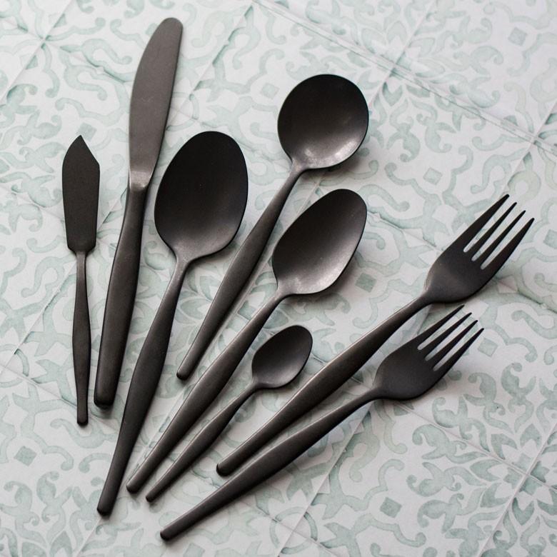 スプーン デザートスプーン マット ブラック 黒 つや消し ステンレス テーブルセッティング ヴェリーノ キッチン用品 66670 | ブランド登録なし | 04