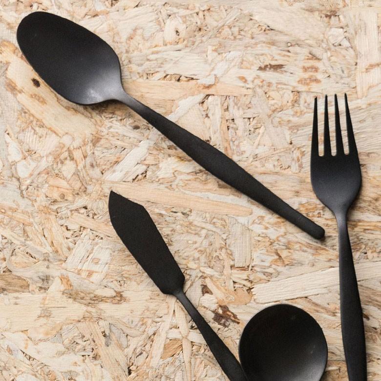 スプーン デザートスプーン マット ブラック 黒 つや消し ステンレス テーブルセッティング ヴェリーノ キッチン用品 66670 | ブランド登録なし | 05