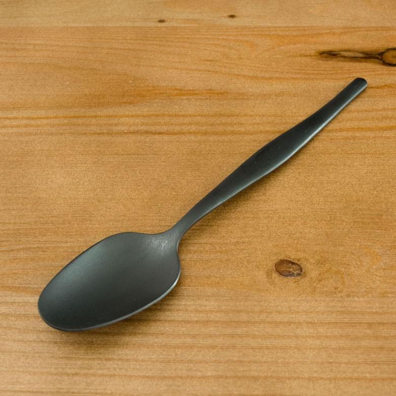 スプーン デザートスプーン マット ブラック 黒 つや消し ステンレス テーブルセッティング ヴェリーノ キッチン用品 66670 | ブランド登録なし | 08