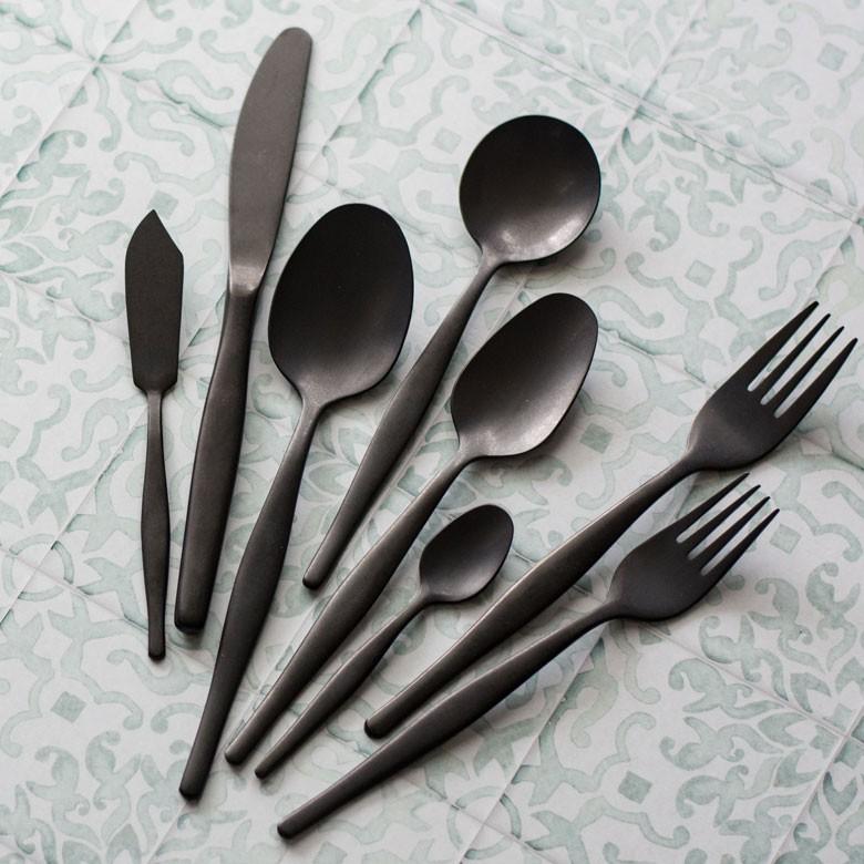 スプーン スープスプーン マット ブラック 黒 つや消し ステンレス テーブルセッティング ヴェリーノ キッチン用品 結婚祝 食洗機対応 66672 | ブランド登録なし | 04