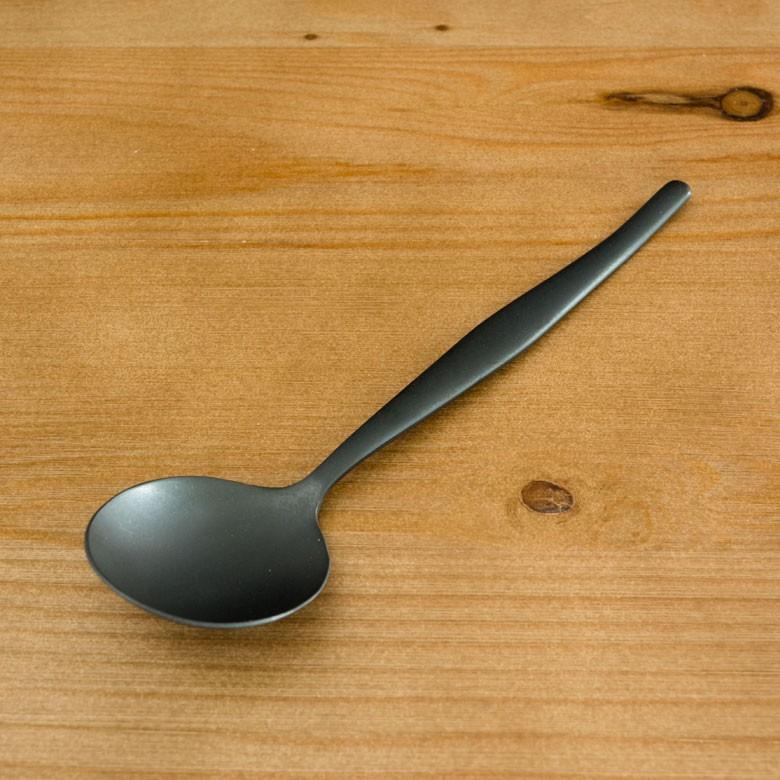 スプーン スープスプーン マット ブラック 黒 つや消し ステンレス テーブルセッティング ヴェリーノ キッチン用品 結婚祝 食洗機対応 66672 | ブランド登録なし | 08
