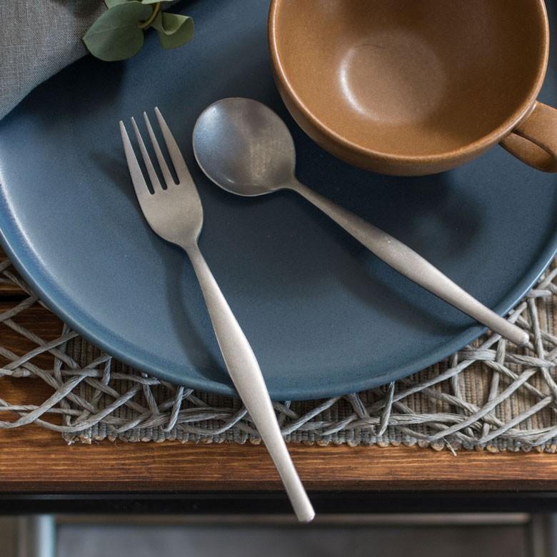 フォーク ディナーフォーク マット シルバー色 銀色 つや消し ステンレス テーブルセッティング ヴェリーノ キッチン用品 結婚祝 食洗機対応 66674 | ブランド登録なし | 02