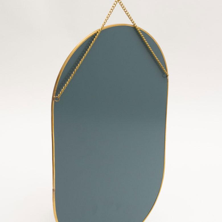 壁掛けミラー インテリアミラー オーバル型 オーバルタイプ 壁掛け 吊り下げ アンティーク調 スタンドミラー 鏡 かがみ カガミ インテイリア 66714 | ELEMENTS（インテリア） | 05