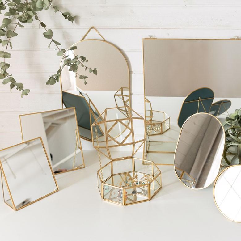 壁掛けミラー インテリアミラー オーバル型 オーバルタイプ 壁掛け 吊り下げ アンティーク調 スタンドミラー 鏡 かがみ カガミ インテイリア 66714 | ELEMENTS（インテリア） | 06