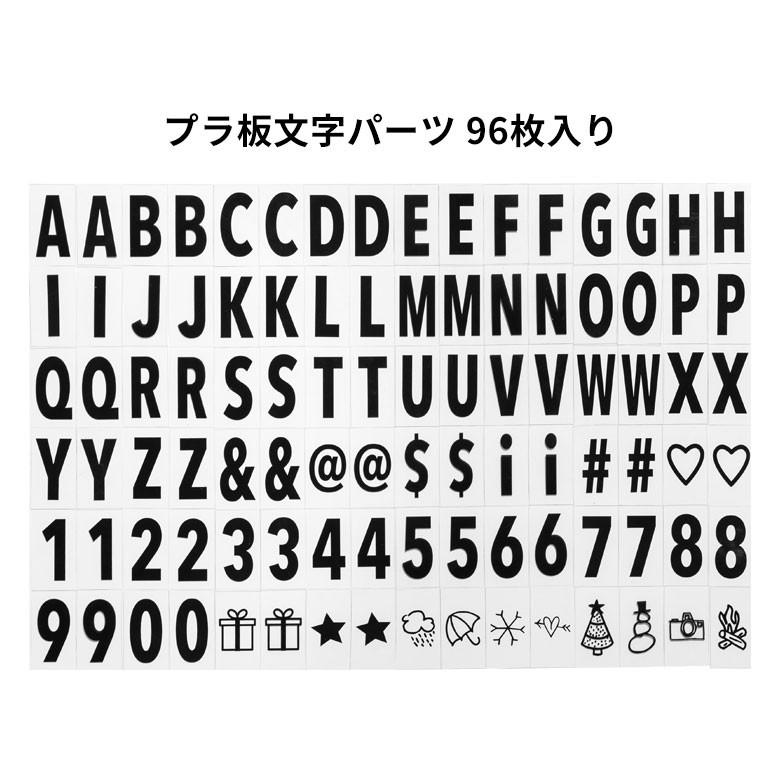 LED 看板 文字LEDライトボックス メッセージボード 壁掛け 吊り下げ可 英語 数字 パーツ 記号 黒 レターボード シネマボード 66723 | ブランド登録なし | 13
