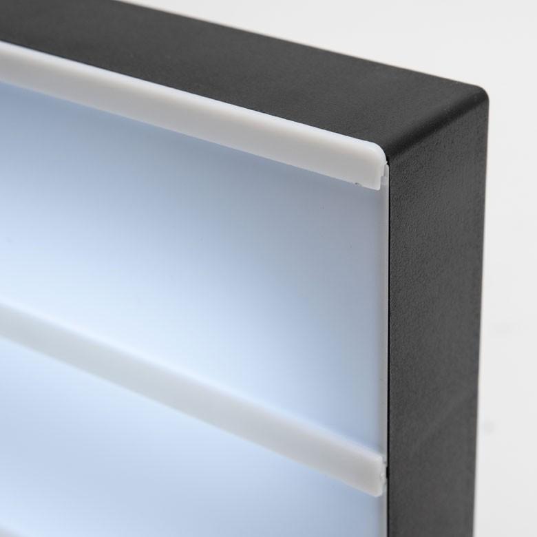 LED 看板 文字LEDライトボックス メッセージボード 壁掛け 吊り下げ可 英語 数字 パーツ 記号 黒 レターボード シネマボード 66723 | ブランド登録なし | 05