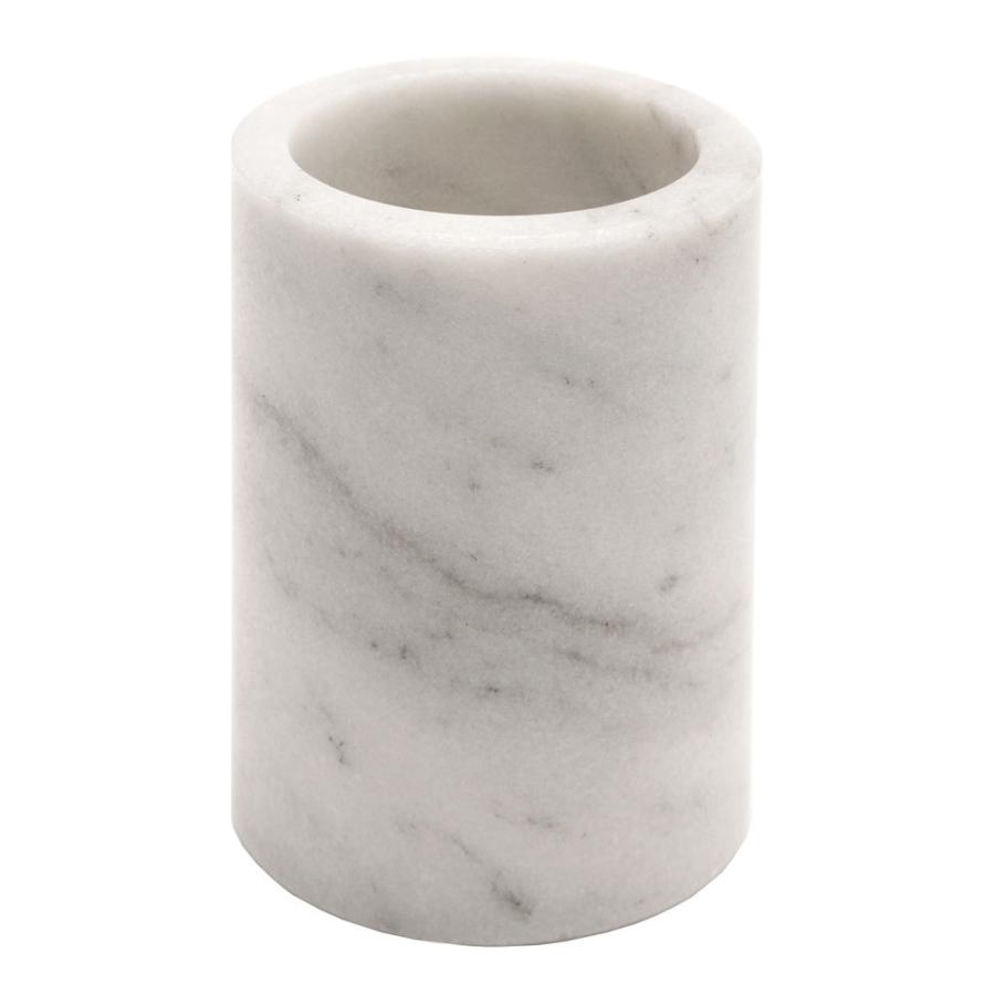 歯ブラシスタンド ホルダー 筒形 天然大理石 マーブル柄 ホワイト 歯ブラシ立て 歯ブラシホルダー ハブラシ スタンド 歯ブラシ置き 容器 66732 | ブランド登録なし | 19