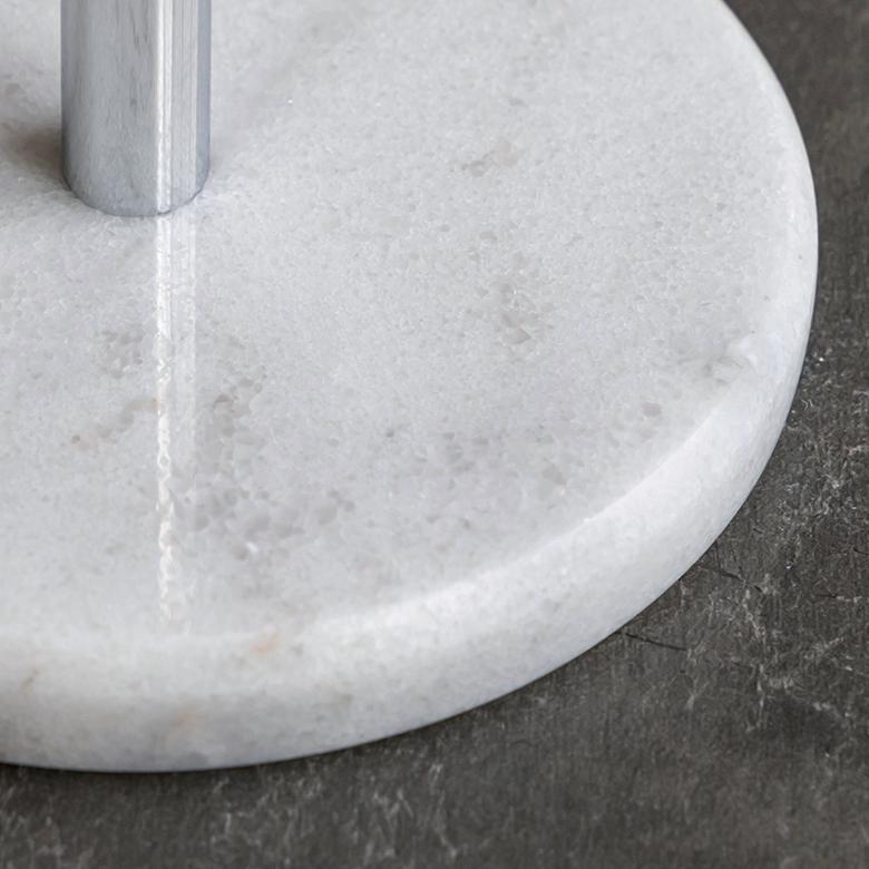 卓上ミラー スタンド 丸型 両面鏡 3倍 拡大鏡 天然大理石 スタンド