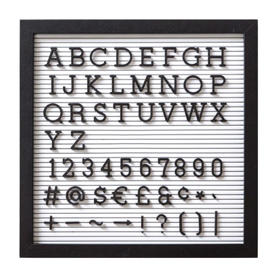 レターボード 文字パーツ付き 幅30cm 正方形 英文字 数字 結婚式 サインボード メッセージボード ウェルカムボード Sサイズ 66748 | ブランド登録なし | 19