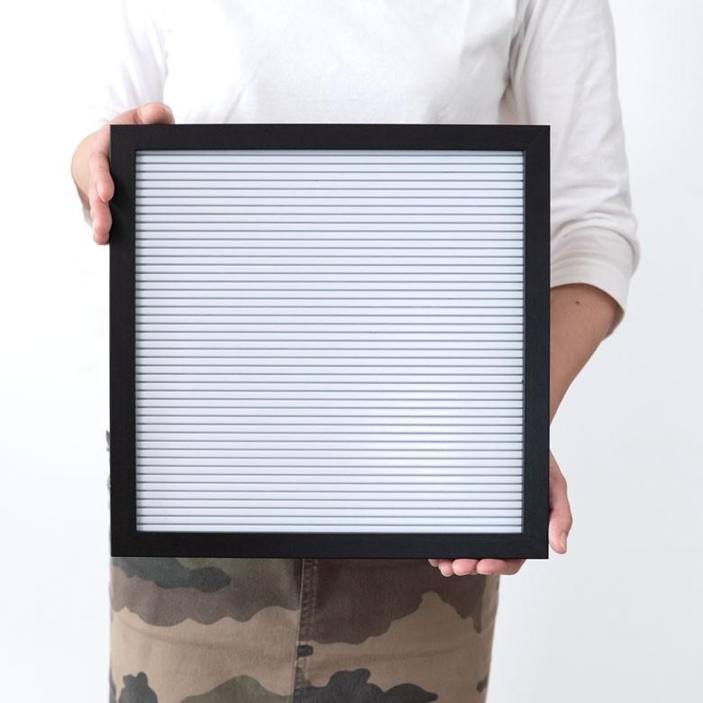 レターボード 文字パーツ付き 幅30cm 正方形 英文字 数字 結婚式 サインボード メッセージボード ウェルカムボード Sサイズ 66748 | ブランド登録なし | 07