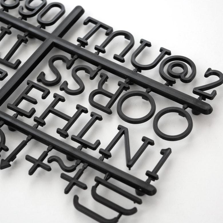 レターボード 文字パーツ付き 幅40cm 長方形 英文字 数字 結婚式 サインボード メッセージボード ウェルカムボード Mサイズ 66749 | ELEMENTS（インテリア） | 10