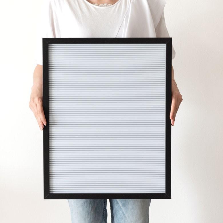 レターボード 文字パーツ付き 幅40cm 長方形 英文字 数字 結婚式 サインボード メッセージボード ウェルカムボード Mサイズ 66749 | ELEMENTS（インテリア） | 07