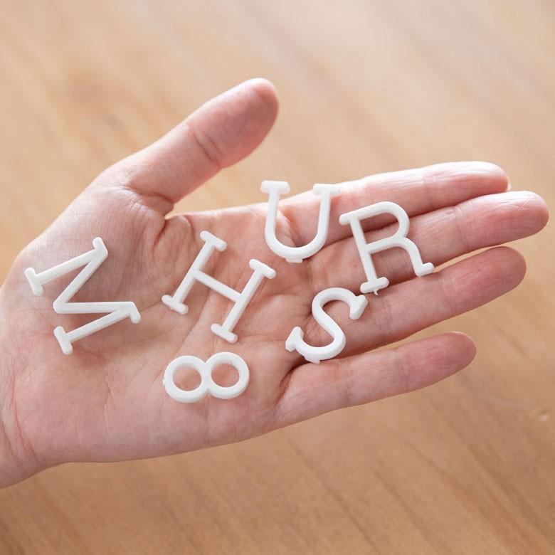 レターボード 文字パーツ付き 幅40cm 長方形 英文字 数字 結婚式 サインボード メッセージボード ウェルカムボード Mサイズ ブラック 66751 | ELEMENTS（インテリア） | 08