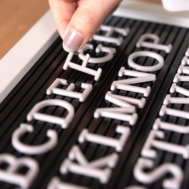 レターボード用文字パーツ アルファベット 英字 数字 191ピース グレー 結婚式 サインボード メッセージボード ウェルカムボード テキストパーツ Elements 通販 Yahoo ショッピング