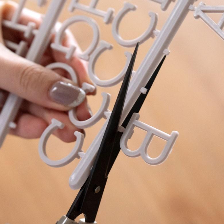 レターボード用文字パーツ アルファベット 英字 数字 191ピース グレー 結婚式 サインボード メッセージボード ウェルカムボード テキストパーツ 66754 | ブランド登録なし | 05