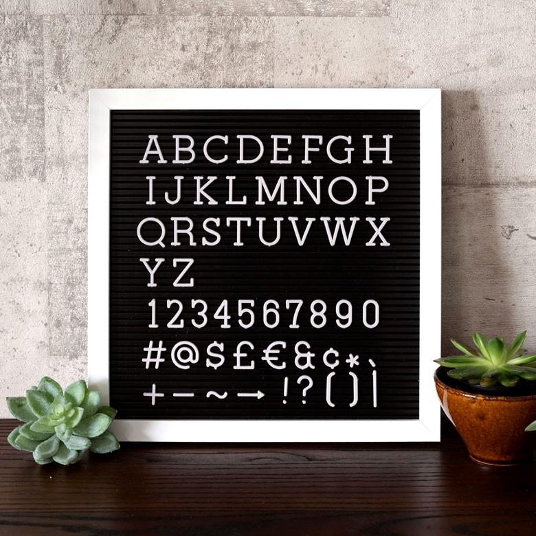 レターボード用文字パーツ アルファベット 英字 数字 191ピース グレー 結婚式 サインボード メッセージボード ウェルカムボード テキストパーツ 66754 | ブランド登録なし | 07