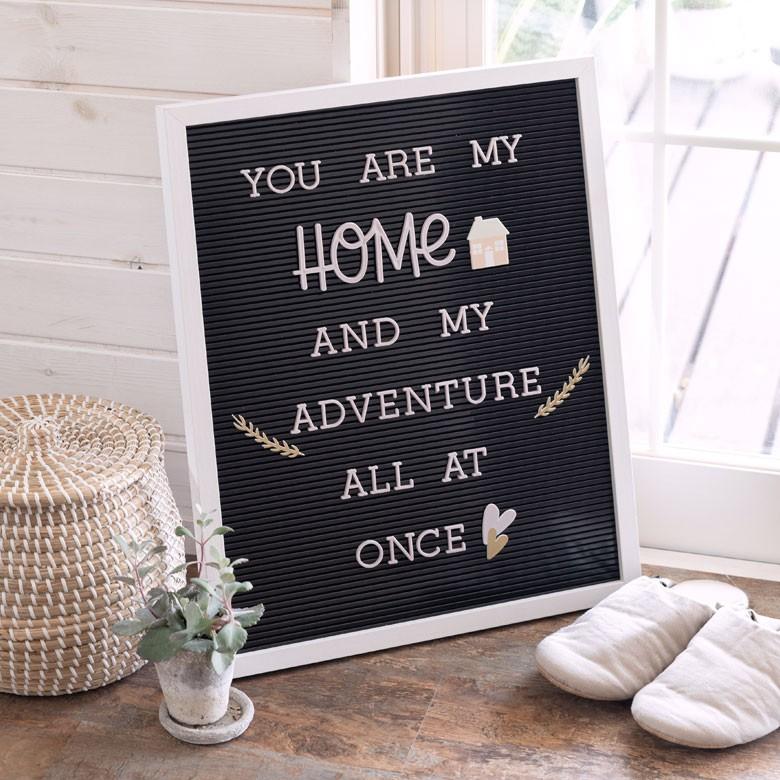 レターボード用文字パーツ アルファベット 英字 数字 191ピース グレー 結婚式 サインボード メッセージボード ウェルカムボード テキストパーツ 66754 | ブランド登録なし | 09