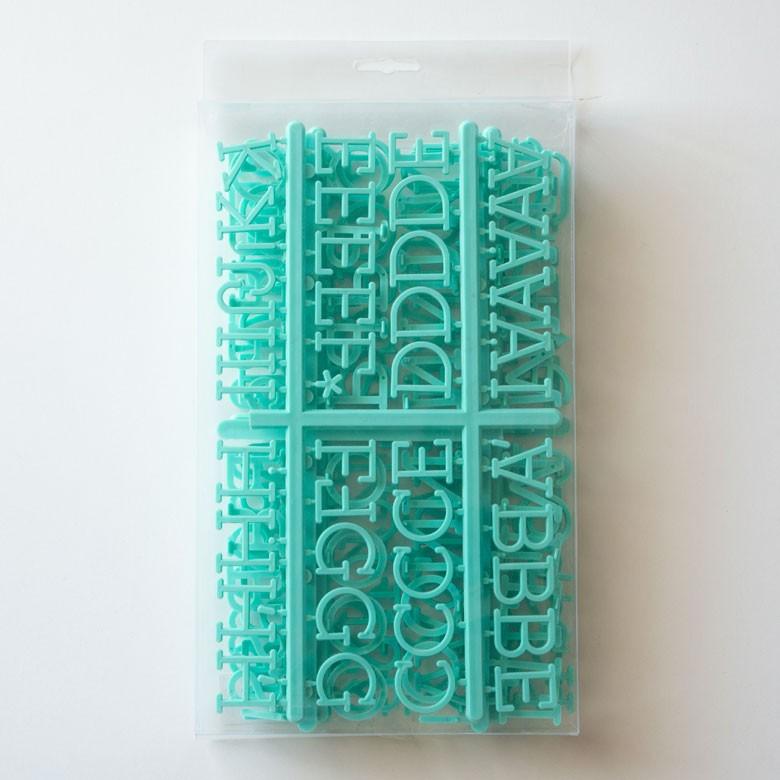 レターボード用文字パーツ アルファベット 英字 数字 191ピース