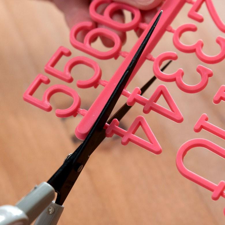 レターボード用文字パーツ アルファベット 英字 数字 191ピース ピンク 結婚式 サインボード メッセージボード ウェルカムボード テキストパーツ 66756 | ブランド登録なし | 05