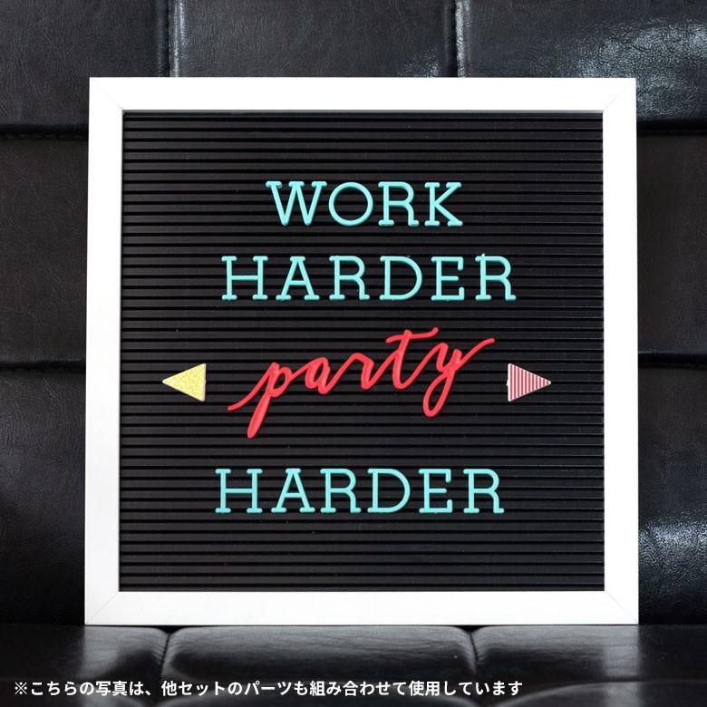 レターボード用文字パーツ 4種 英語 筆記体 レッド サインボード メッセージボード ウェルカムボード テキストパーツ 66762 | ELEMENTS（インテリア） | 06