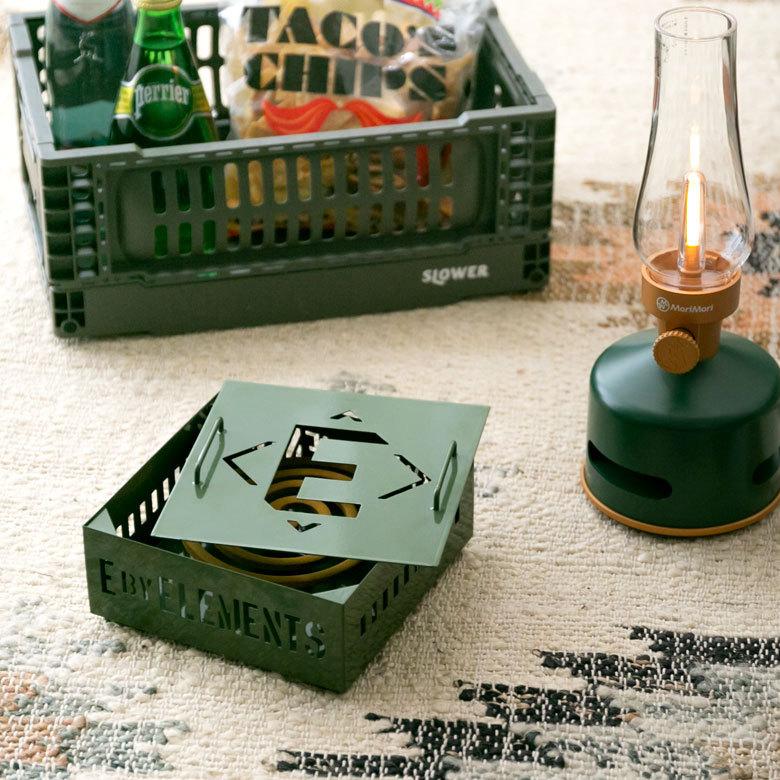 蚊取り線香立て 蚊取り線香ホルダー 蚊取り線香入れ ミリタリー風 スチール製 蚊遣り おしゃれ 蚊取り線香 蚊やり 香炉 カバー 667 | ELEMENTS（インテリア） | 21