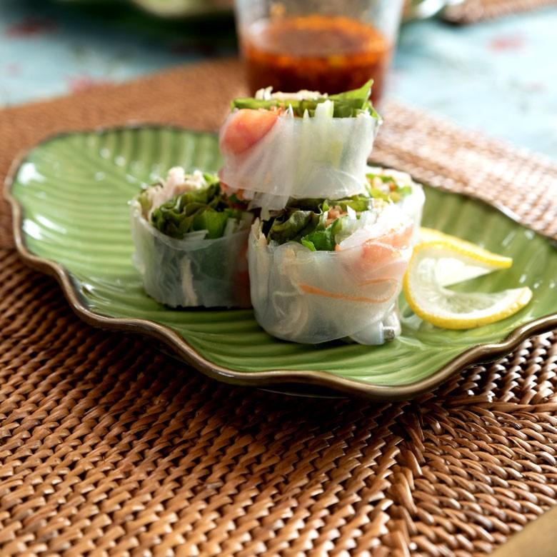 プレート 陶器 バナナリーフ柄 取り皿 セット 【1枚/2枚/5枚/10枚】 約19cm グリーン 食器 キッチン雑貨 アジアン エスニック 66808 | ブランド登録なし | 02