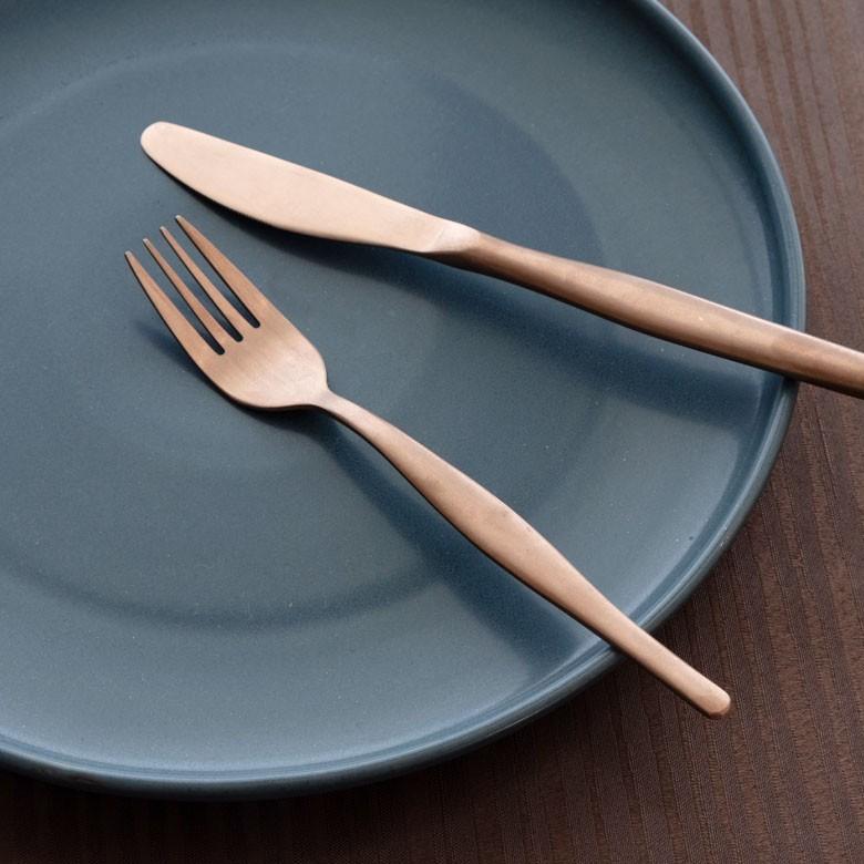 フォーク ディナーフォーク マット ローズゴールド  つや消し ステンレス テーブルセッティング アンティーク ヴェリーノ キッチン用品 結婚祝 食洗機対応 66833 | ELEMENTS（インテリア） | 04