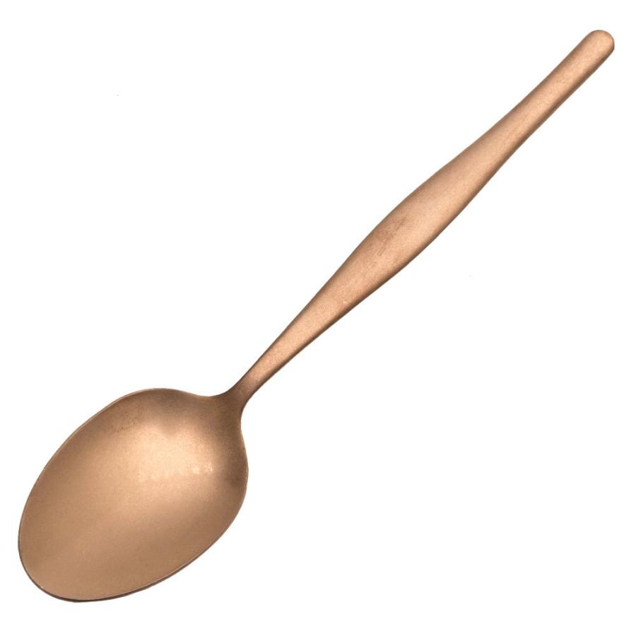 スプーン ディナースプーン マット ローズゴールド  つや消し ステンレス テーブルセッティング アンティーク ヴェリーノ キッチン用品 結婚祝 食洗機対応 66835 | ELEMENTS（インテリア） | 12