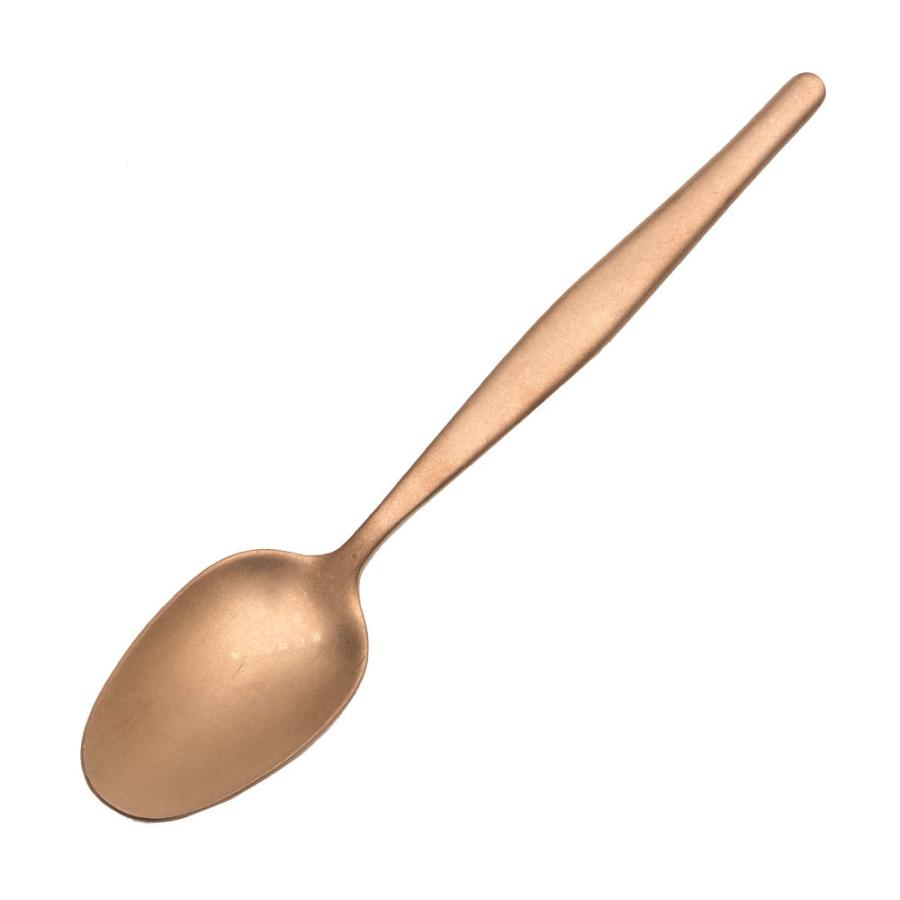 スプーン デザートスプーン マット ローズゴールド  つや消し ステンレス テーブルセッティング アンティーク ヴェリーノ キッチン用品 結婚祝 食洗機対応 66837 | ELEMENTS（インテリア） | 10