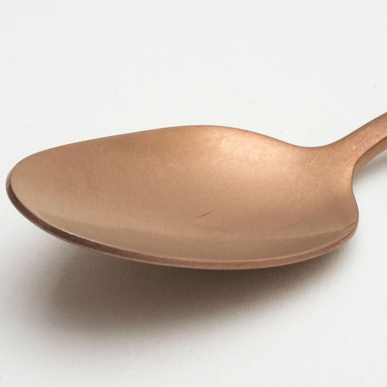 スプーン デザートスプーン マット ローズゴールド  つや消し ステンレス テーブルセッティング アンティーク ヴェリーノ キッチン用品 結婚祝 食洗機対応 66837 | ELEMENTS（インテリア） | 03