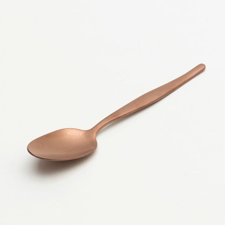 スプーン デザートスプーン マット ローズゴールド  つや消し ステンレス テーブルセッティング アンティーク ヴェリーノ キッチン用品 結婚祝 食洗機対応 66837 | ELEMENTS（インテリア） | 06