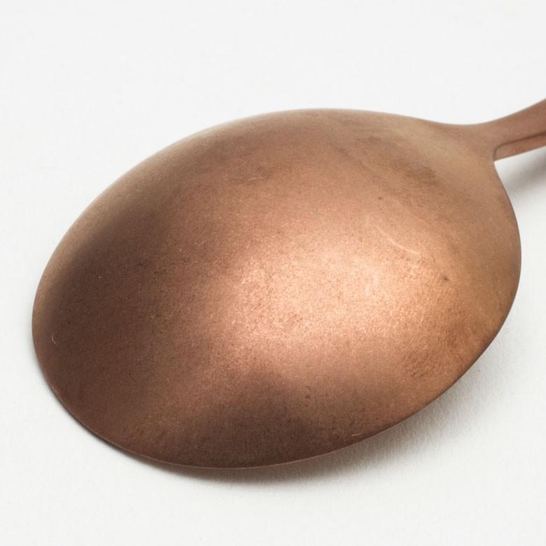 スプーン スープスプーン マット ローズゴールド  つや消し ステンレス テーブルセッティング アンティーク ヴェリーノ キッチン用品 結婚祝 食洗機対応 66839 | ELEMENTS（インテリア） | 03