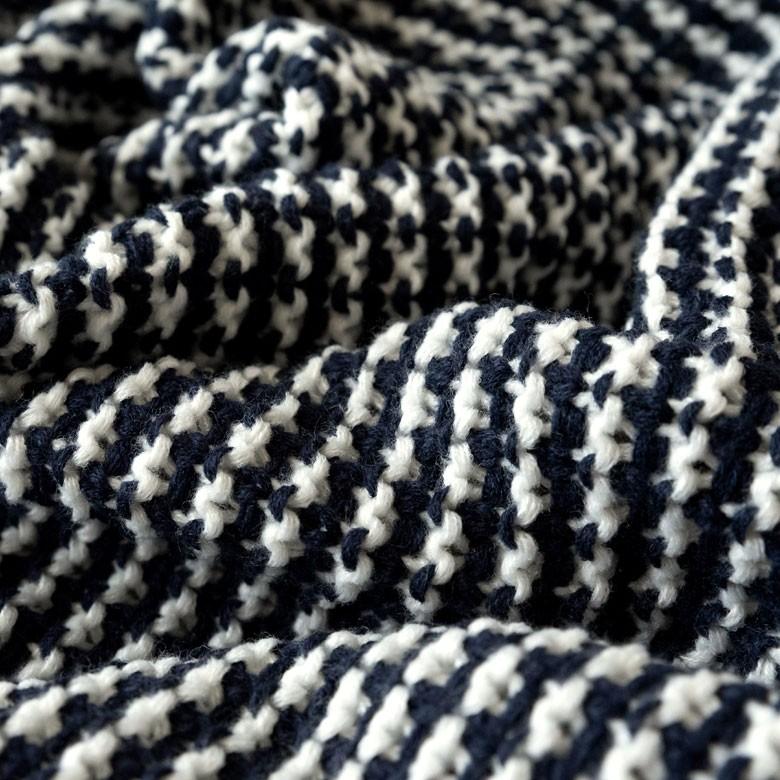 ニットブランケット 約100×140cm ブランケット 膝掛け タッセル付き 毛布 大判 おしゃれ 冬 肩掛 ふんわり ポンチョ 66887 | ブランド登録なし | 01