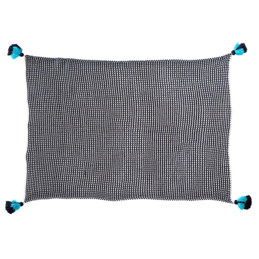 ニットブランケット 約100×140cm ブランケット 膝掛け タッセル付き 毛布 大判 おしゃれ 冬 肩掛 ふんわり ポンチョ 66887 | ブランド登録なし | 17