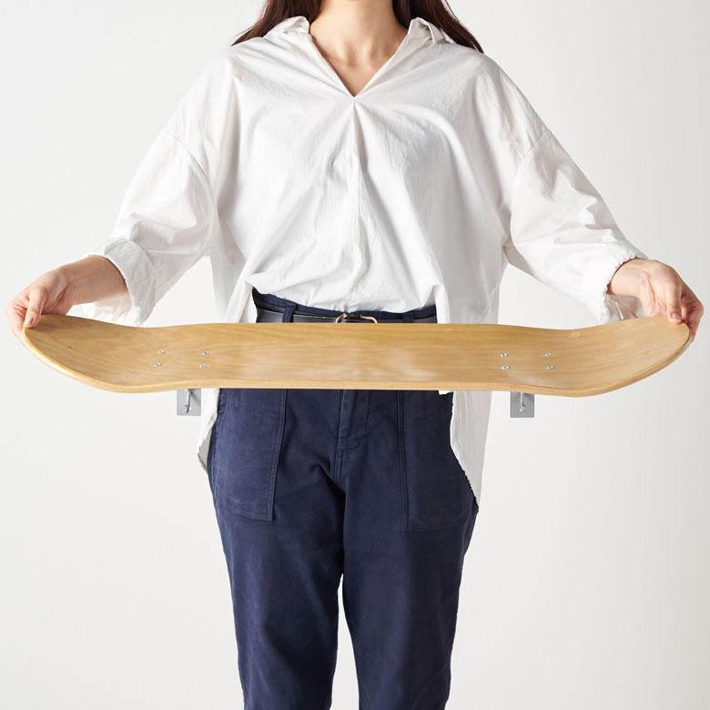 ウォールシェルフ スケートボード 木製 ラック ウォール シェルフ ウッド 棚 壁掛け 壁面 収納 幅約79cm 本物 ボード 西海岸 66890 | ELEMENTS（インテリア） | 16