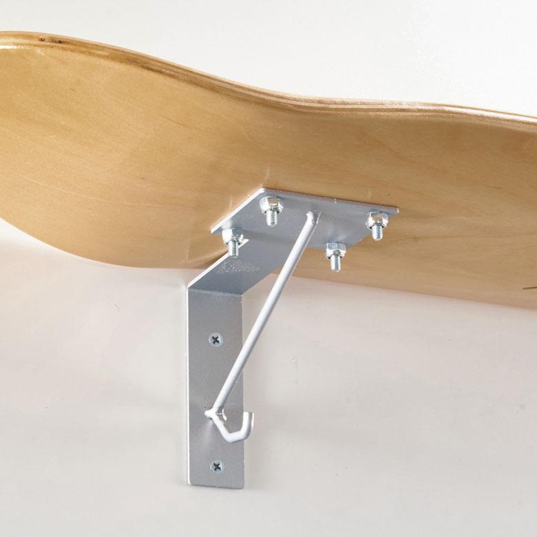 ウォールシェルフ スケートボード 木製 ラック ウォール シェルフ ウッド 棚 壁掛け 壁面 収納 幅約79cm 本物 ボード 西海岸 66890 | ELEMENTS（インテリア） | 19