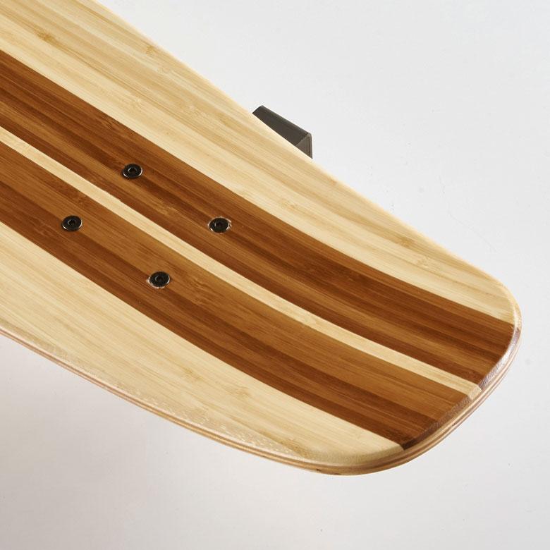 ウォールシェルフ スケートボード 木製 ラック ウォール シェルフ バンブー 棚 壁掛け 壁面 収納 幅約81cm 本物 ボード 西海岸 66892 | ELEMENTS（インテリア） | 18