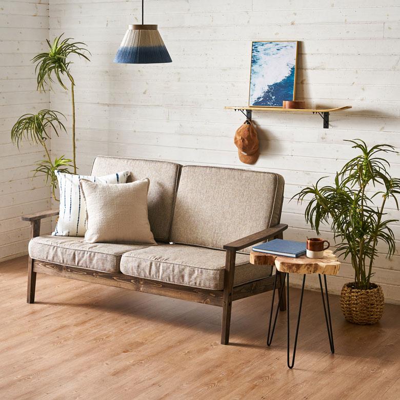 ウォールシェルフ スケートボード 木製 ラック ウォール シェルフ バンブー 棚 壁掛け 壁面 収納 幅約81cm 本物 ボード 西海岸 66892 | ELEMENTS（インテリア） | 05