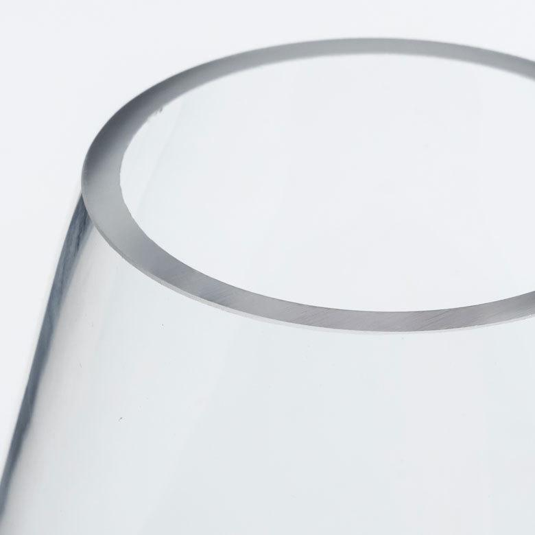 花瓶 フラワー ベース 高さ27cm トール ツートンカラー  クリア 透明 花びん 花器  ガラス 丸 円柱 生花 グリーン おしゃれ 北欧 リゾート アジアン 雑貨 66897 | ブランド登録なし | 13