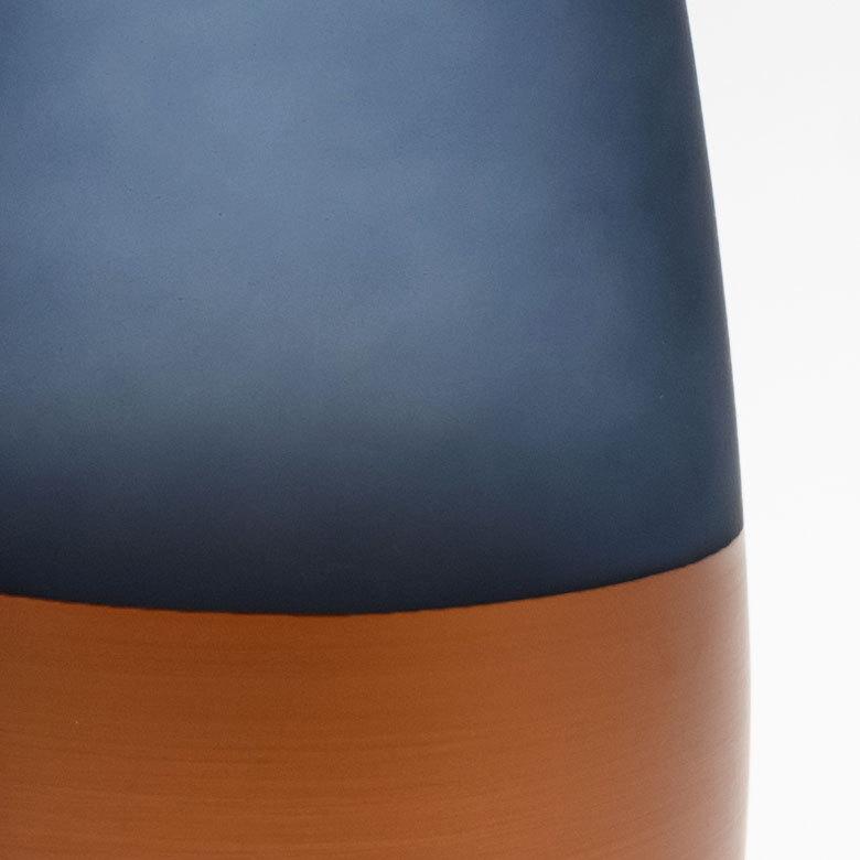 花瓶 フラワー ベース 高さ27cm トール ツートンカラー  クリア 透明 花びん 花器  ガラス 丸 円柱 生花 グリーン おしゃれ 北欧 リゾート アジアン 雑貨 66897 | ブランド登録なし | 15