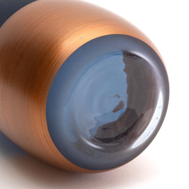 花瓶 フラワー ベース 高さ27cm トール ツートンカラー  クリア 透明 花びん 花器  ガラス 丸 円柱 生花 グリーン おしゃれ 北欧 リゾート アジアン 雑貨 66897 | ブランド登録なし | 16