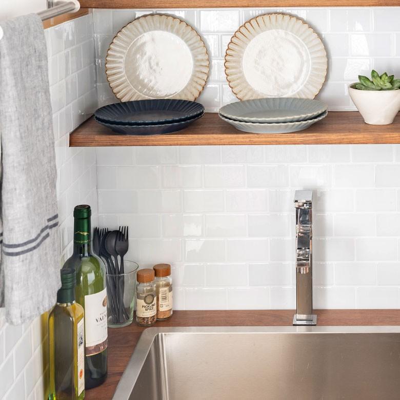 タイルシール サブウェイタイルシール 12枚入り 防水 水回り 壁面 DIY リメイク ウォールステッカー 壁紙 シート 66918-12 | ELEMENTS（インテリア） | 13